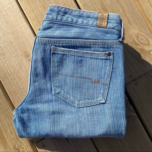 SWITCH USA | Heaven Low Rise Flare Embroidered Denim Jeans 28 - Picture 2 of 8